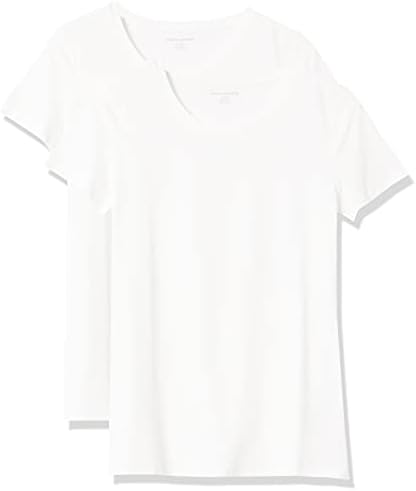 Essentials Női 2-Pack Klasszikus-Fit Rövid Ujjú Sleeve T-Shirt