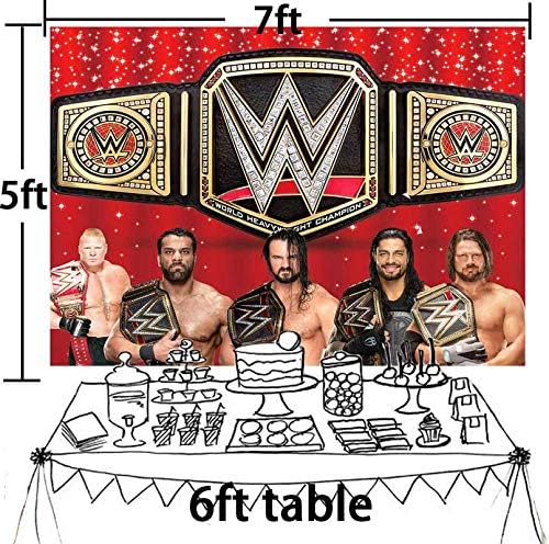 WWE Backdround Arénába Hátteret meccsen Stadion Birkózás Hátteret Ringben Dekoráció Hátteret Felnőttek Születésnapi Party Kellékek