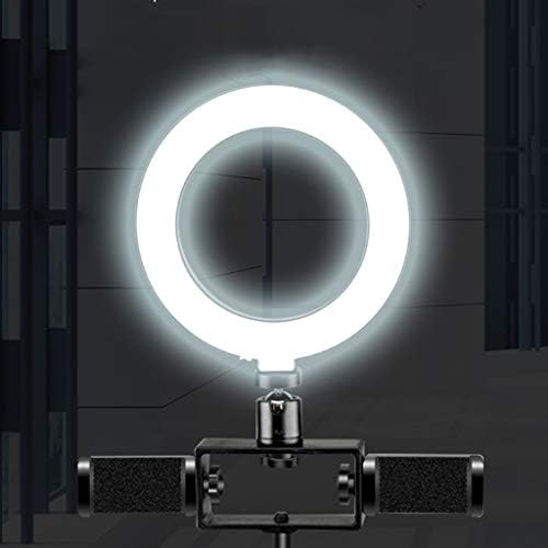 QFFL LED Gyűrű Fény, Szabályozható Led RingLight állvánnyal & Telefon tulajdonosa Asztali Hordozható Fényt Smink - /Fotózás/Live Stream/Videó