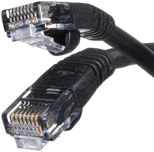 73-7791-3 - Ethernet Kábel, Cat5e, Cat5e, 900 mm, 3 ft, RJ45 Csatlakozó RJ45 Csatlakozó, Fekete (Csomag 20) (73-7791-3)