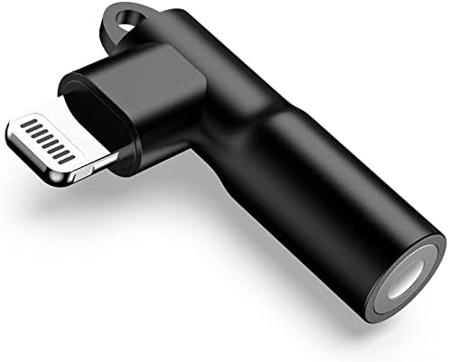 Mangotek Villám 3,5 mm-es Fejhallgató Jack Adapter Fekete + 2 az 1-ben iPhone-Töltő, Fejhallgató Adapter Splitter Space Szürke