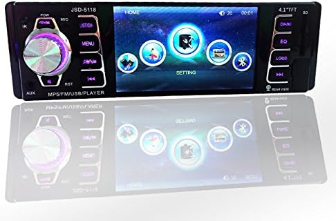 Autó Sztereó Receiver,UPSZTEC Audio 4.1 HD Digitális 12V,Autó, Videó Lejátszó,Egységes Din,Autó Elektronika-Dash,Távirányító (5118)