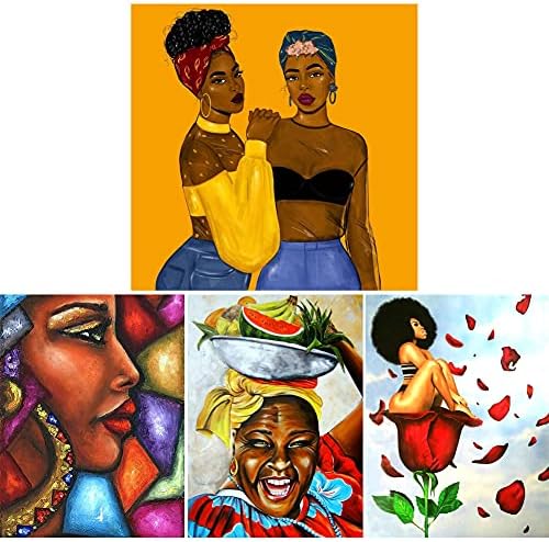 SKRYUIE 5D Gyémánt Festmény Afrikai Nő Teljes Gyakorlat által Számú Készletek