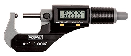 Fowler 54-860-113-1 Elektronikus Labdát Üllő Mikrométer a 0-1/25mm Mérési Tartomány