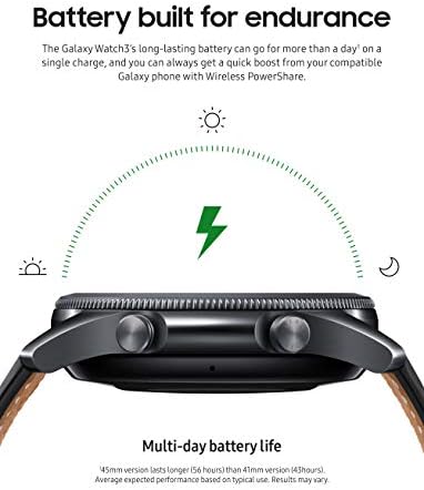 SAMSUNG Galaxy 3 Óra (45mm, GPS, Bluetooth) Smart Óra, felsőfokú Egészségügyi Felügyelet, Fitness Követése, Hosszú élettartamú Akkumulátor