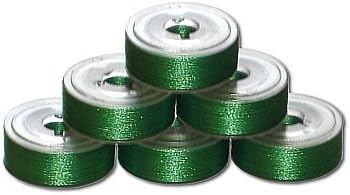 144 Prewound Bobbins - Friss Zöld P746L Méretű Műanyag Kétoldalas