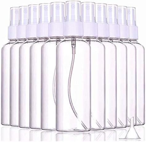 (360 Csomag) Nagykereskedelmi 3.4 oz (100ml), Műanyag Permetező Üveget, Üres Újratölthető Permetező Üveget Smink Kozmetikai Porlasztók