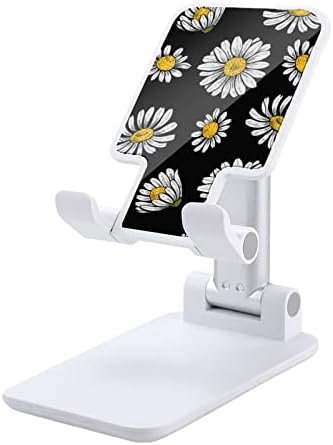 Kamilla Virág Állítható Mobil Állvány Összecsukható, Hordozható Tabletta tartó Iroda, Utazási Parasztház Fehér Stílus