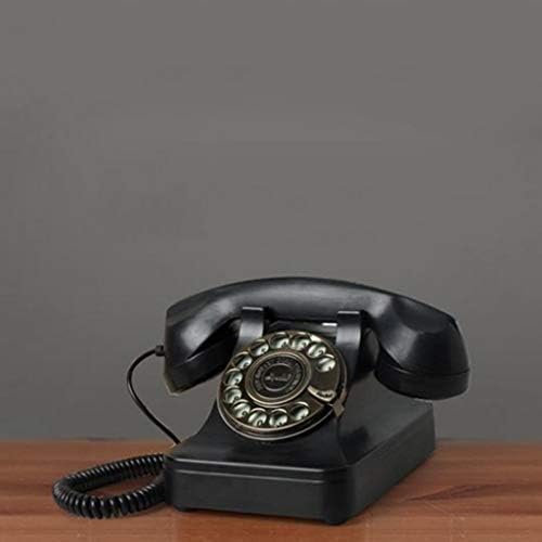 PDGJG Retro Rotary Vezetékes Telefon Haza, Vintage Forgó Tárcsa Telefon Régi Divat Telefon, Vezetékes Telefon kihangosító Funkció