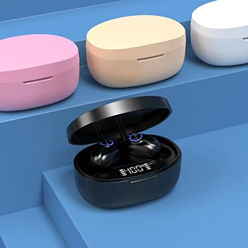 Vezeték nélküli Fülhallgató, Bluetooth 5.0 Fejhallgató, Bluetooth Headset, Hordozható Töltő Tér, a Fül Headset zajszűrős Mikrofon,