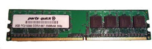 2GB Memória ASUS P5 Alaplap P5KPL-AM PS DDR2 PC2-5300 667MHz DIMM Non ECC RAM Upgrade (ALKATRÉSZEK-GYORS Márka)