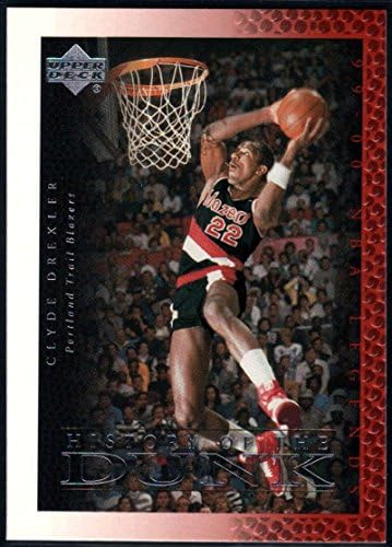 1999-00 (2000) Felső szint Legendák Kosárlabda 55 Clyde Drexler Portland Trail Blazers Hivatalos UD NBA Trading Card