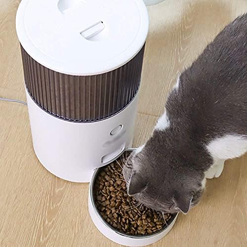 Elég Pet Tálak Automatikus Pet Etető Élelmiszer-Adagoló a Kutyák, Macskák Víz Adagoló Időzítő Feeder WiFi Bluetooth-Kapcsolat Közepes