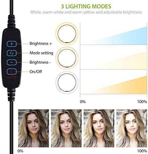 Világos Kereteket Gyűrű Tri-Color Light Dolgozik az Asus MeMO Pad Smart 10 10 Hüvelykes Távoli Live Stream/Smink/YouTube/TikTok/Video/Forgatás