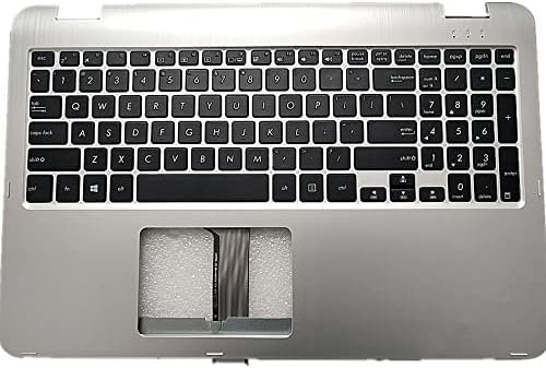 Laptop Felső burkolata C Shell & Keyboard & Touchpad az az ASUS VivoBook Flip TP301UA TP301UJ Szín Ezüst amerikai angol Elrendezés