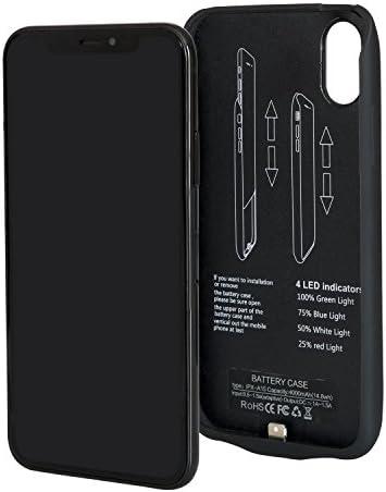 Deco Felszerelés iPhone X Töltés Kiegészítő Csomag w/Akkumulátor Esetben