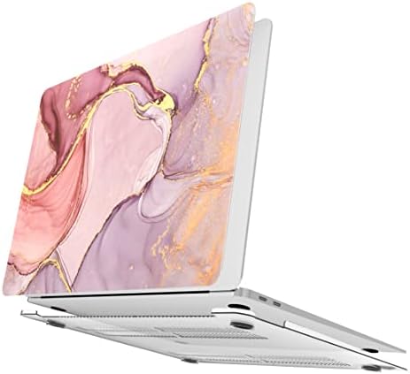 AOGGY Műanyag Kemény Héj Esetben Kompatibilis a MacBook Air 13 Hüvelykes Modell:A1466 A1369(2010-2017 Régebbi Verziót) - Flow Arany
